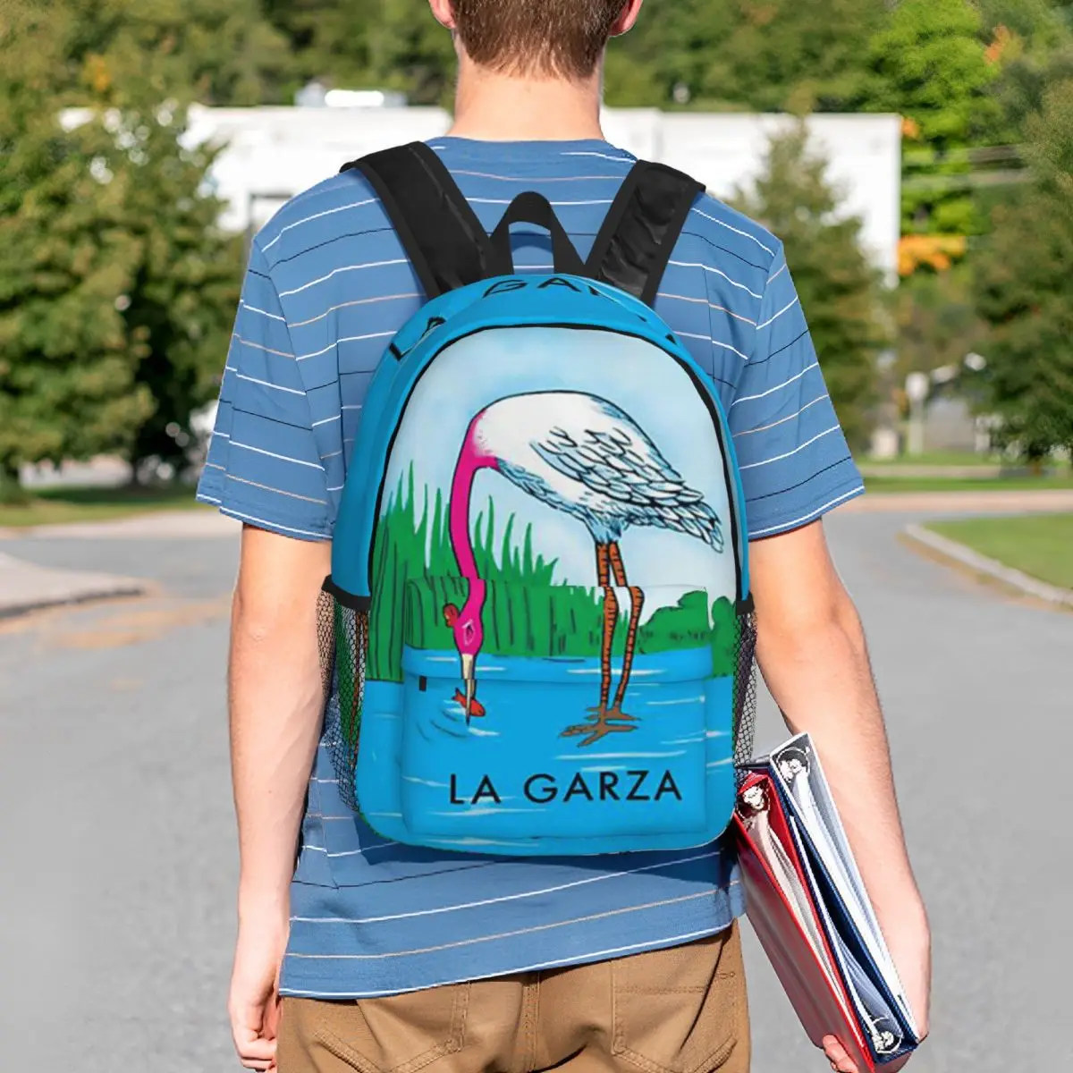 Colorful Mexican Loteria Cards Backpack Student Boys Girls BookBag Kids School Bag Laptop Shoulder Bags for Men Women view 5