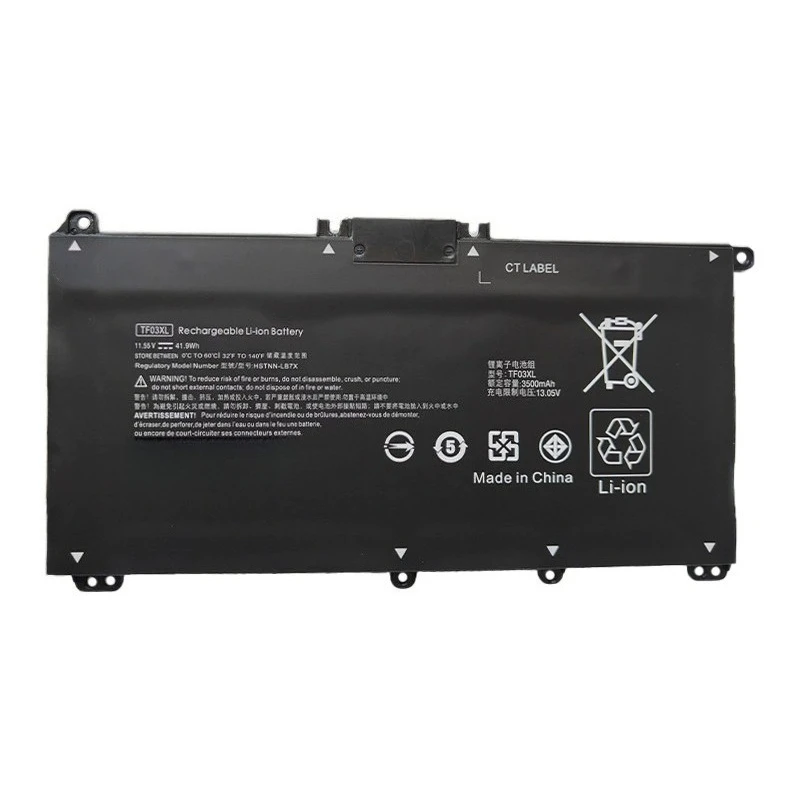 [New] TF03XL for HP TPN-C131 Q188 Q189 Q190 Q191 Q192 Laptop Battery 11.55V 41.9mAh Replacement High Capacity Lithium Battery