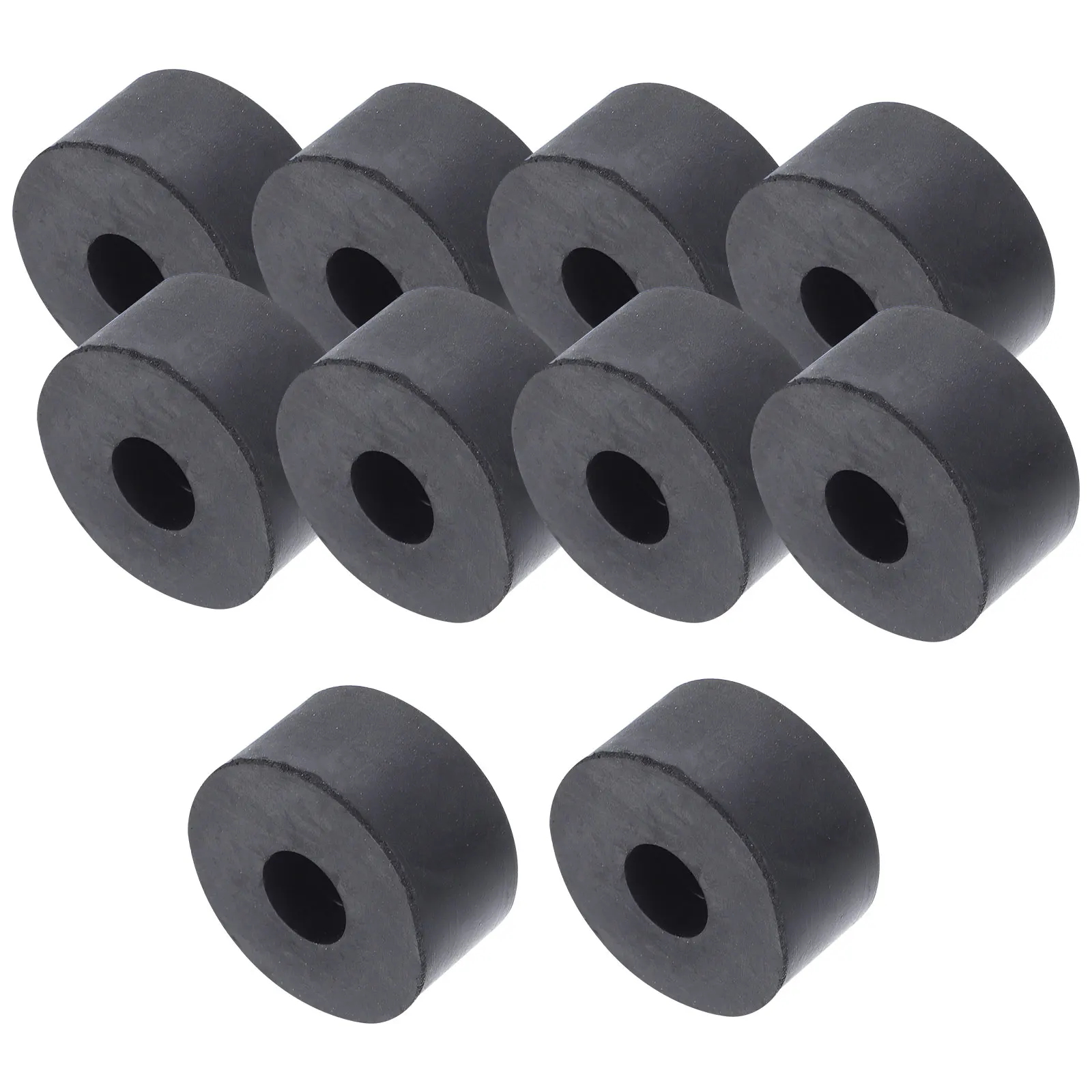 

15 Pcs Rubber Shock Pad Washers Black Vibration Suppression Pads Abrasion Resistant Heavy Duty Grommets Washer Household
