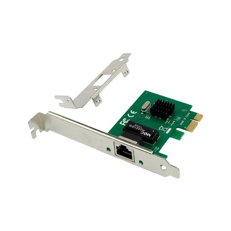 PCIE X1 Network Card Single Port RJ45 Chip Realtek 8111G Gigabit Ethernet 10/100/1000M PCI-E Networking Adapter for Desktop