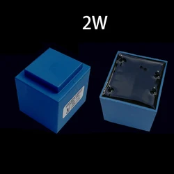 EI 2W 2VA AC 220V To 9V 12V Mini Sealed Plug In PCB Board 4 Pin 10/20mm Pitch Welding Power Isolation Epoxy Potting Transformer