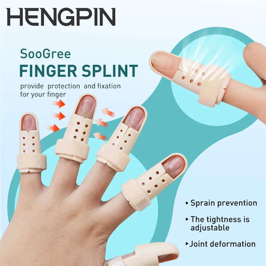 HENGPIN Silicone Finger Protectors Moisturizing Pain Relief Finger Sleeves Thickened Anti-Slip Guards for Writing Cooking Work