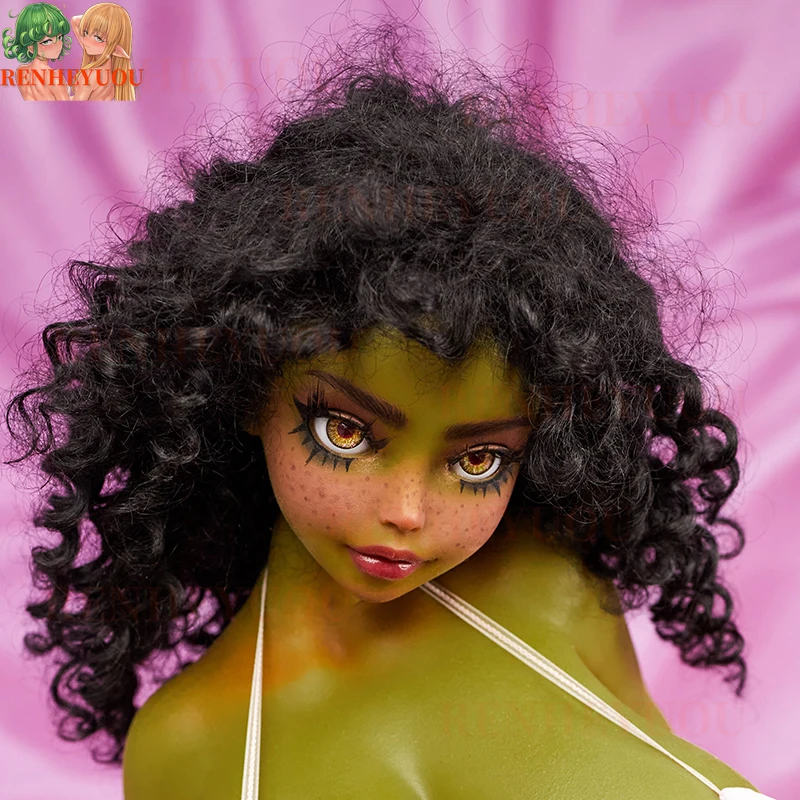 

Кукла RENHEYUOU-BJD, реалистичный персонаж, анимированная кукла, зеленая кожа, куклы ручной работы, серия персонажей съемными