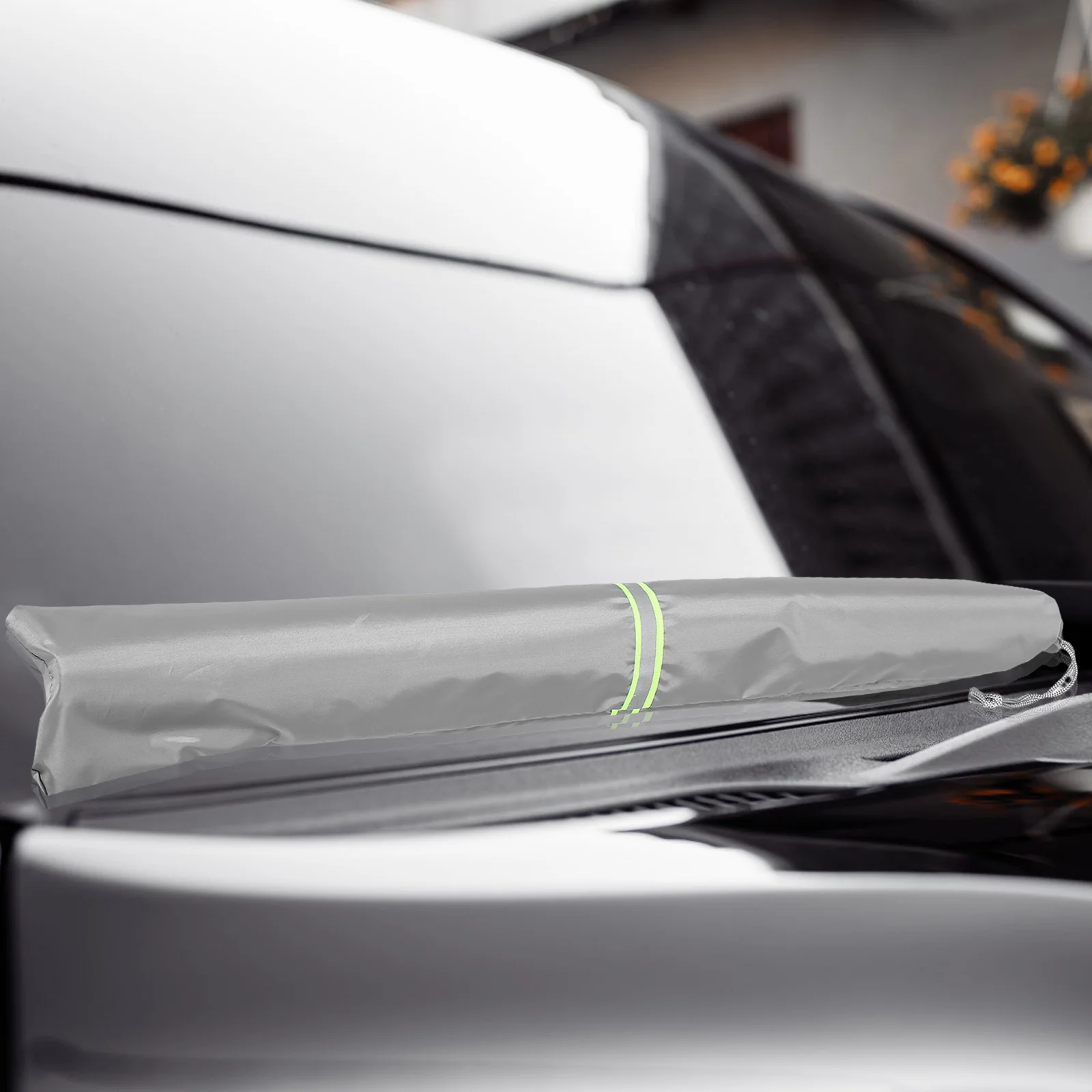 

1Pair Car Wiper Protective Cover Waterproof Windshield Wiper Cover Rain Snow Bird Droppings Guard Driver Side Car Winter
