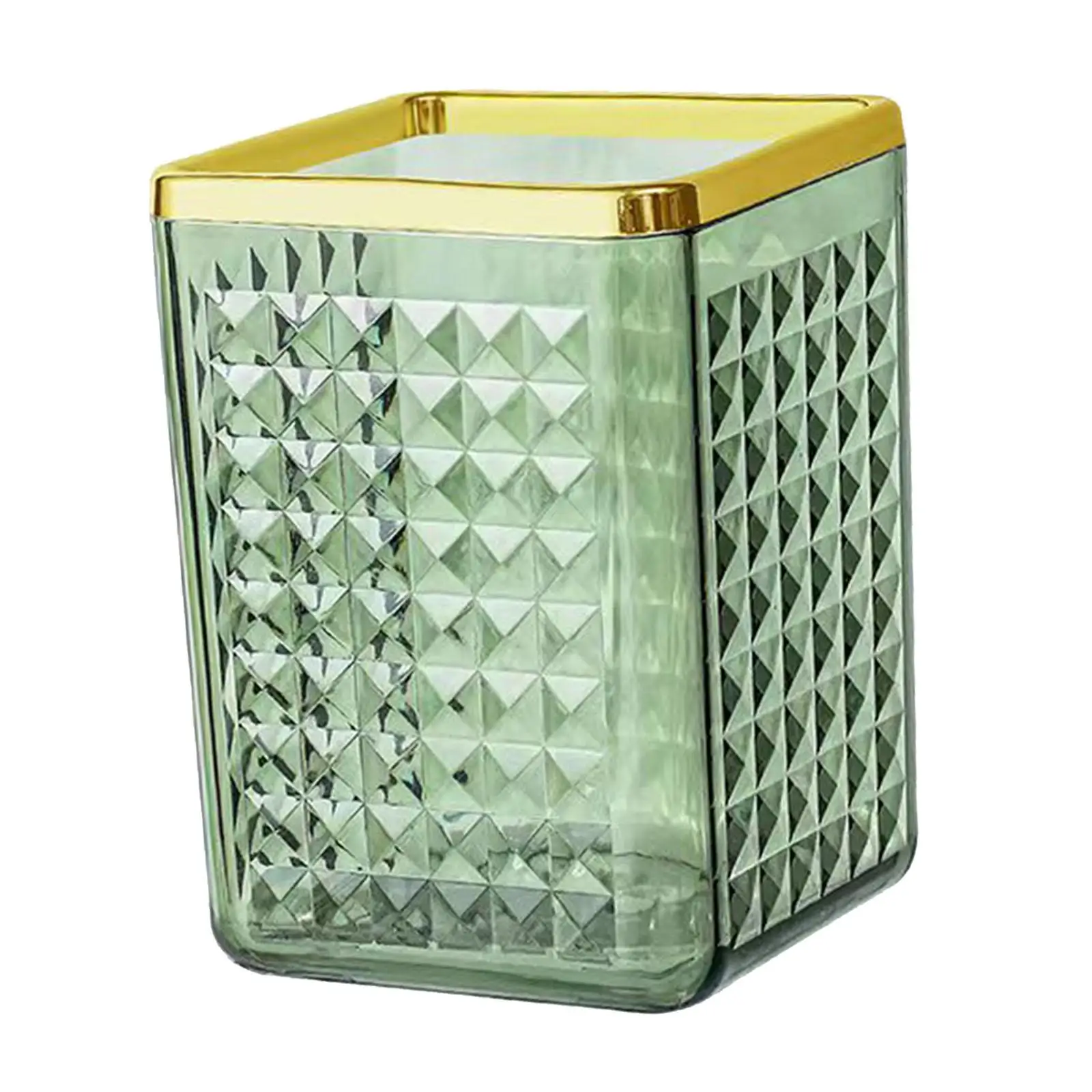 2x pencil ถ้วยบ้านถุงใส่เครื่องเขียนสำหรับดินสอเครื่องหมาย kuas Rias สีเขียว