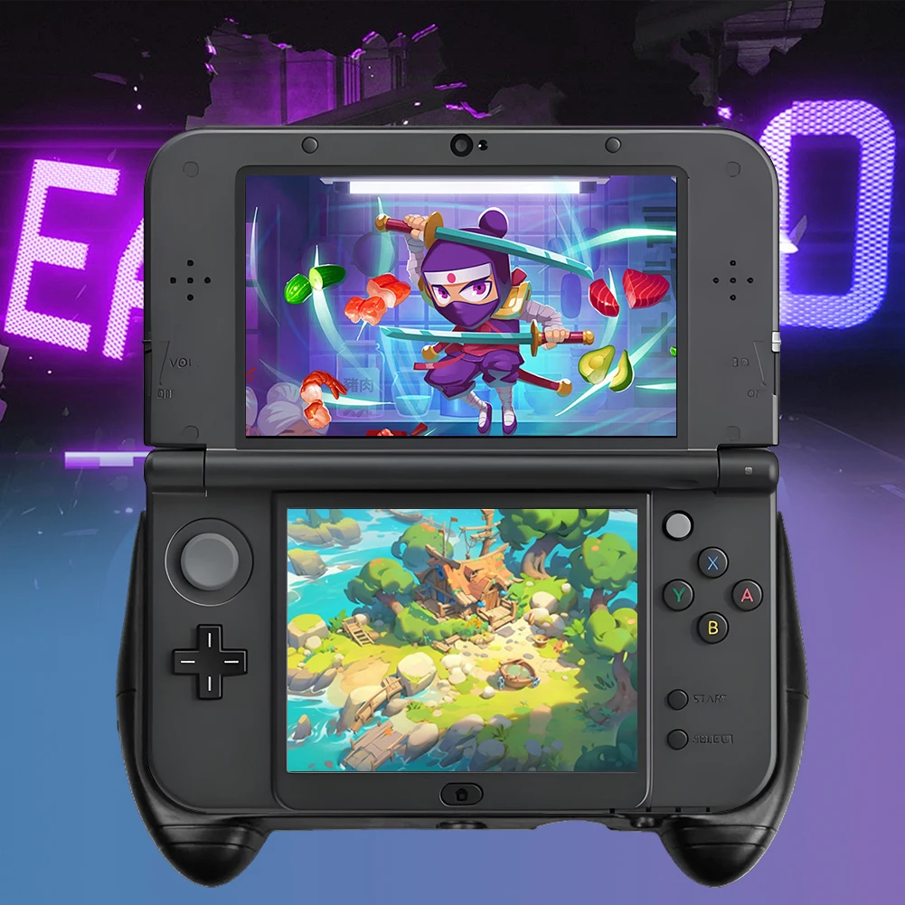 Hand Grip Handle Stand with Kick-Stand Handle Console Grip Game Controller Case Hand Grip Holder for New 3DS XL LL view 4
