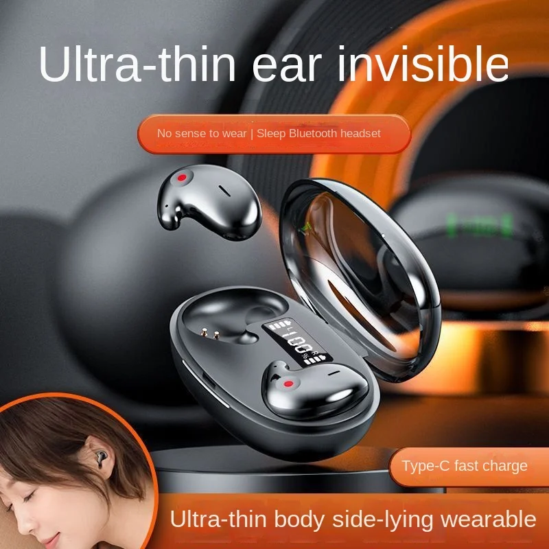 

New S23 Bluetooth Headset Binaural in-Ear High Sound Quality Comfortable Mini Anti-False Touch Digital Display Universal