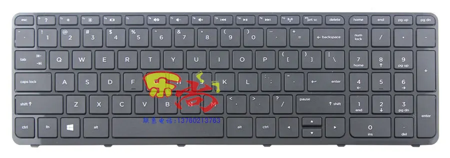 New Replacement FOR HP FOR HP Pavilion 15-e000 15-n000 US English keyboard black laptop paper