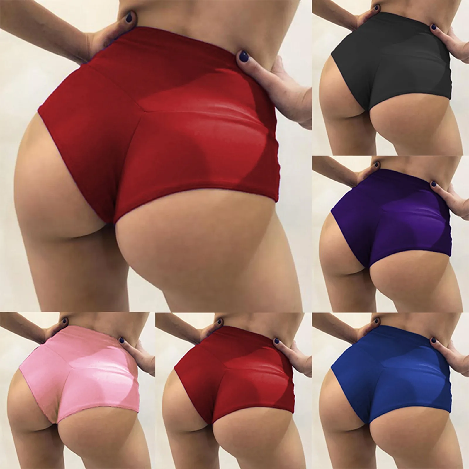 

Women Workout Fitness Shorts Pole Dance Clothes S-5XL Plus Size Seamless High Waist Underwear Sexy Booty Dancing Shorts Clubwear