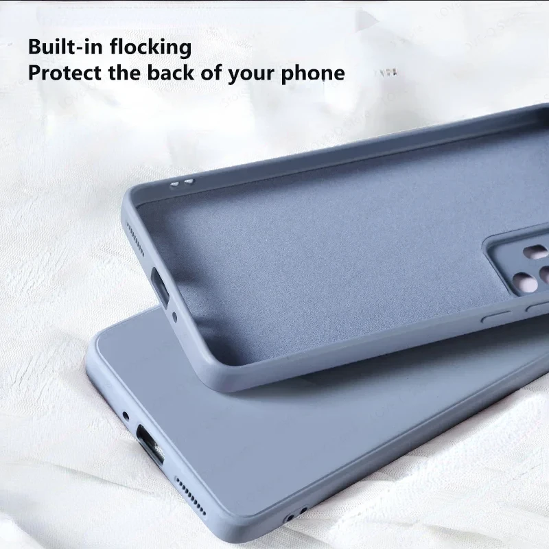 Poco F6 Pro Case Luxury Original Liquid Silicone Soft TPU Cover For Xiaomi F6Pro PocoF6 Pro Phone Cases