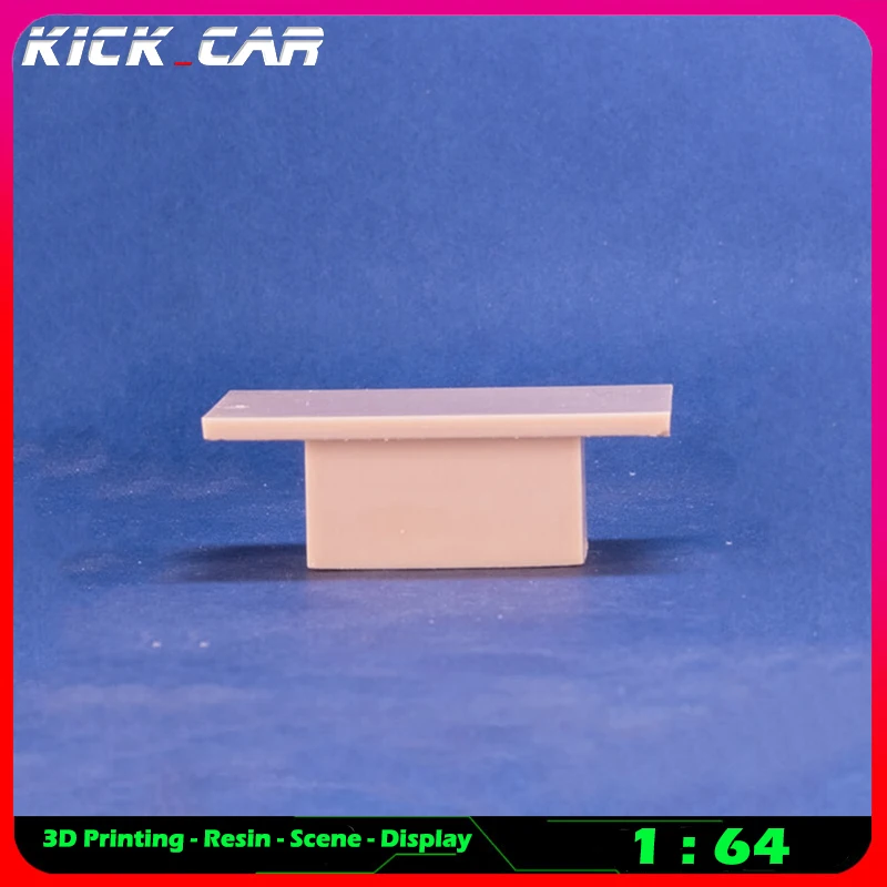 Kickcar 1/64 Meeting Table Set Model Car Diorama Uncolored Resin Garage Scene Repair Tools Decoration Simulation Scene Toy