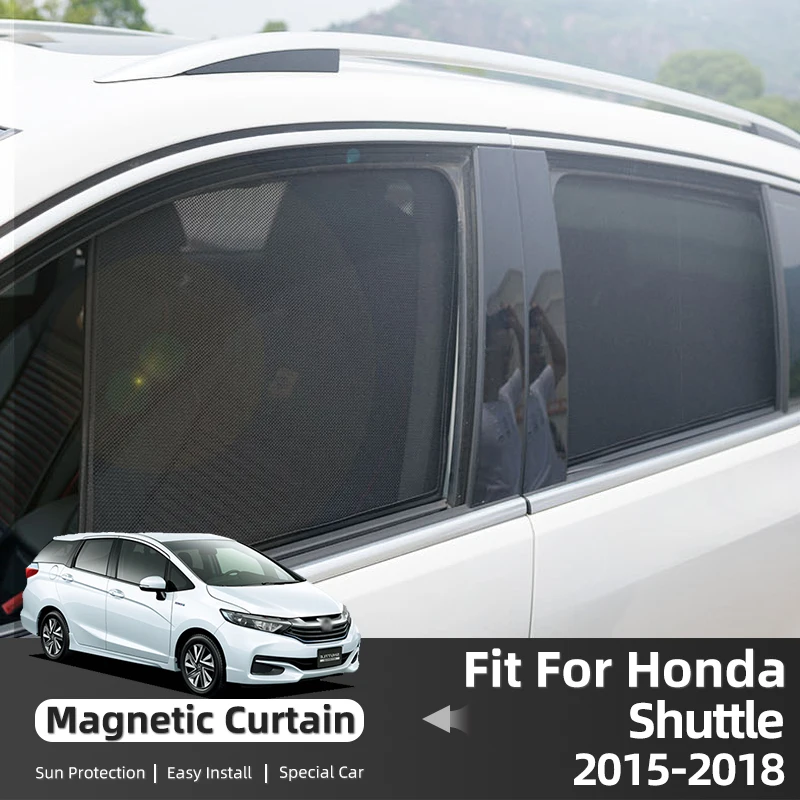 For Honda Shuttle 2015 2016 2017 2018 Car Sunshade Visor Front Windshield Frame Curtain Rear Baby Side Window Sun Shade Shield