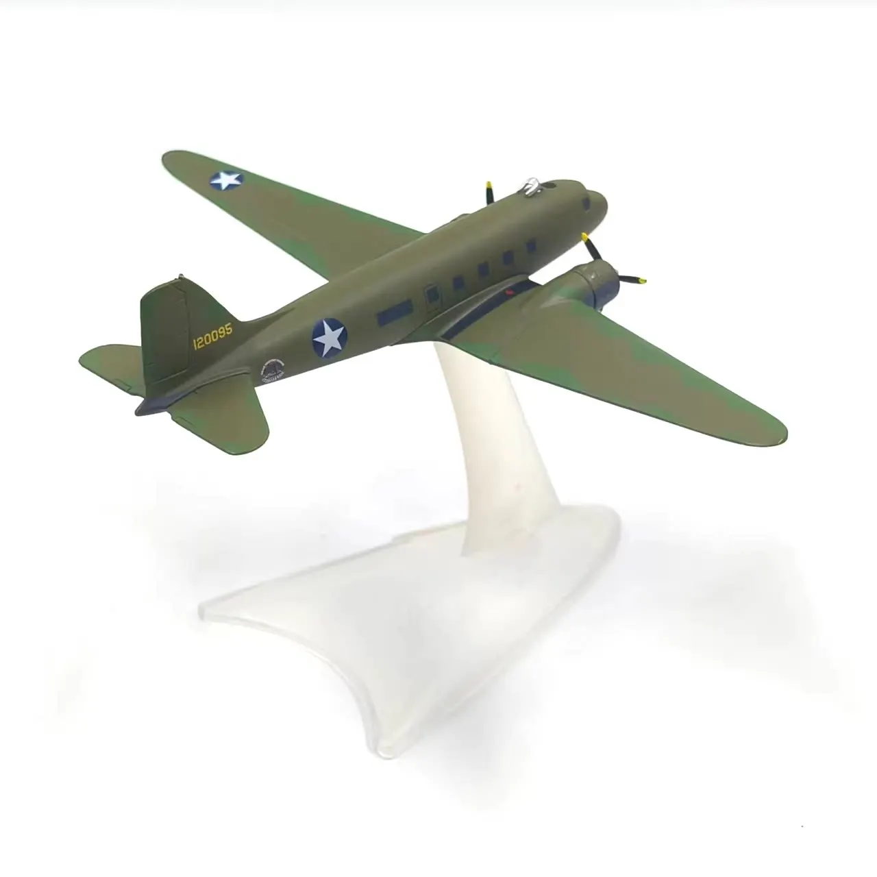 1:200 Scale US Air Force Douglas C-53 Alloy Diecast Transport Aircraft Models Miniature Airplane For Military Aviation Ornaments