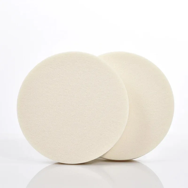 화장품 Makeup Artist Large Round Powder Puff Sponge Wet and Dry Latex White Puff BB Cream Large White Powder Puff Round Makeup