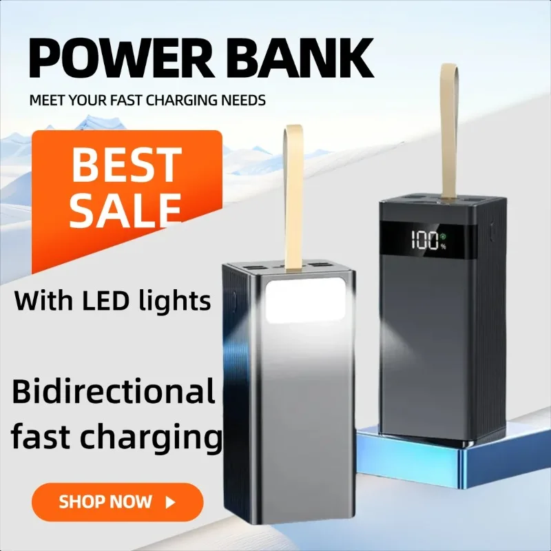 

20000/50000mAh Large Capacity Super - Fast Charging Power Bank