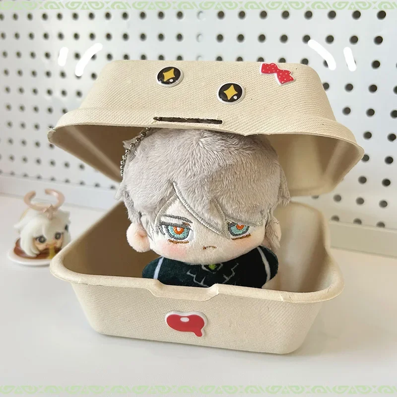 10cm Hot Anime Game Genshin Impact Alhaitham Zhongli Peripheral Products Soft Plush Stuffed Doll Kawaii Presents for Friend