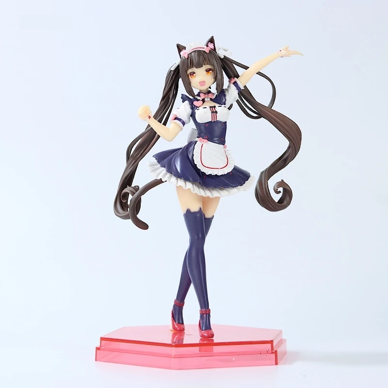 

Аниме-фигурка Nekopara Chocolate Cat Girl, модель из ПВХ, статуэтка для домашнего декора, коллекционная настольная игрушка, украшение для компьютерного корпуса, подарок