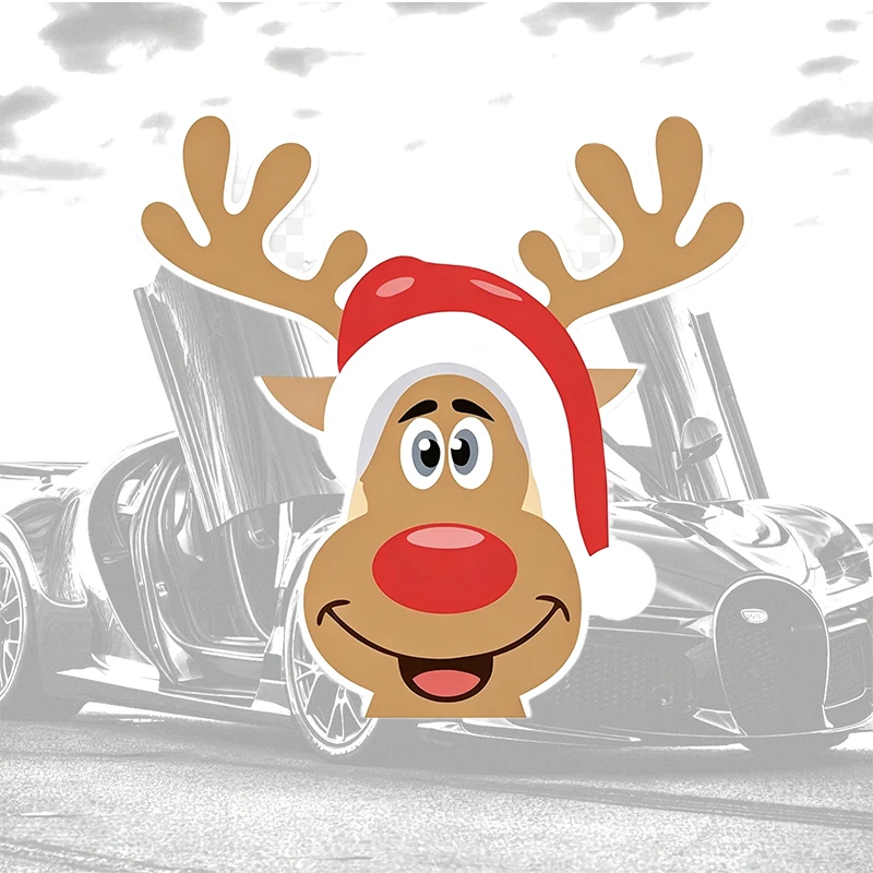 Car StickersWaterproof Christmas Reindeer Sticker Vinyl Decal High Quality for Car DecorationAuto Decor
