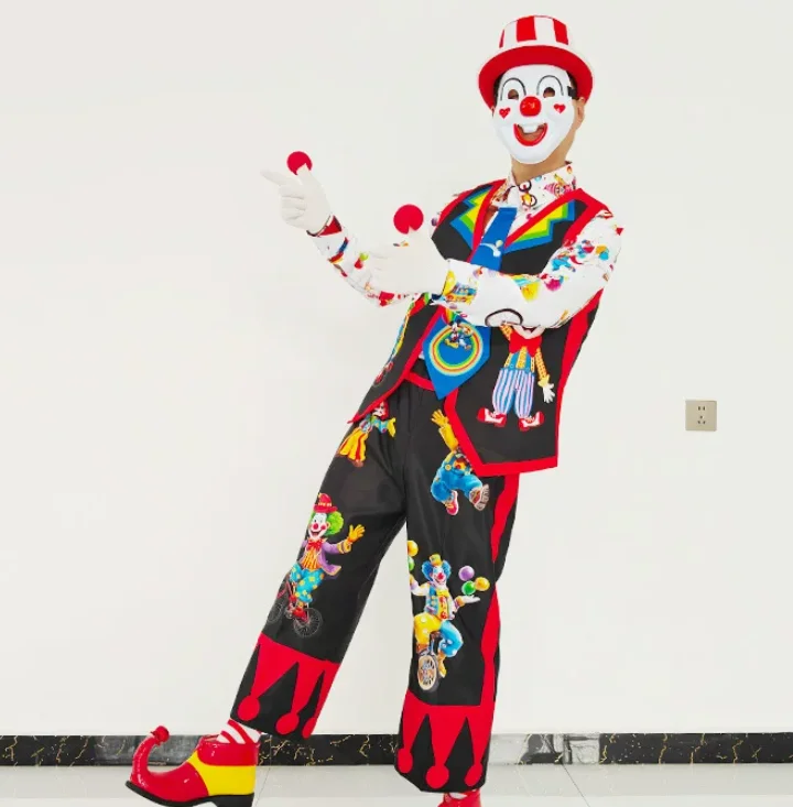 disfraz-de-payaso-para-actuacion-traje-de-escenario-para-hombre-incluye-sombrero-mascara-camiseta-y-pantalones