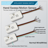 3.7-24V hand wave sensor PIR motion sensor, suitable for cabinets/wardrobes/ceilings/corridors/stairs/homes smart life Works.
