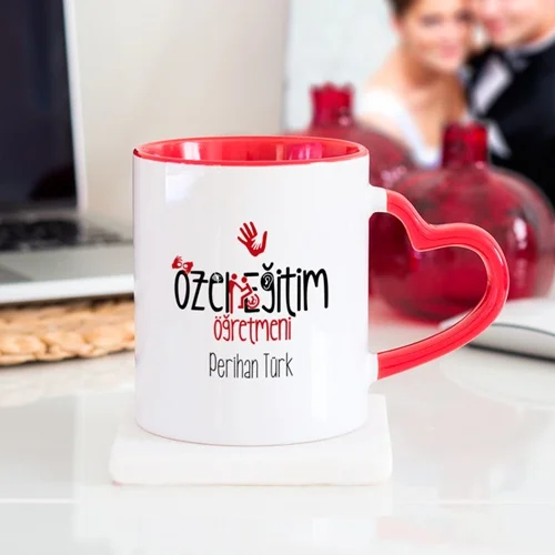 Personalized training teacher heart cup