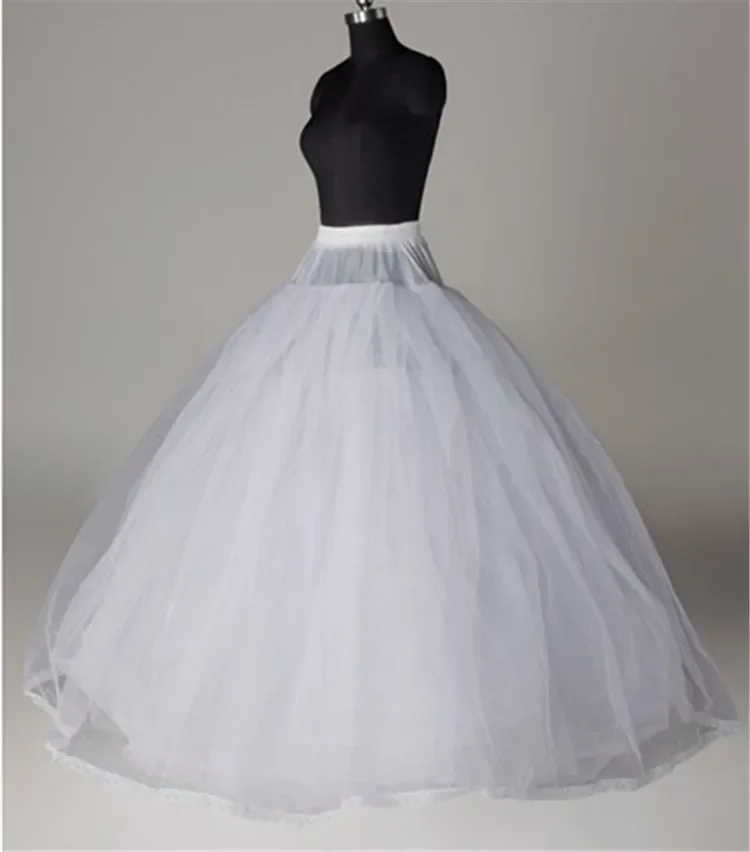 

Tulle Hoopless Bridal Petticoat Ball Gown Underskirt Crinoline