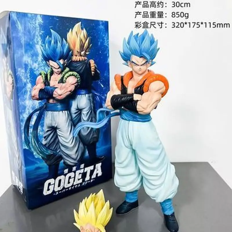 

30cm Jt Dragon Ball Anime Figure Vegeta Figure Gogeta Statue Action Figure Model Pvc Statue Doll Collection Decoration Toys Gift