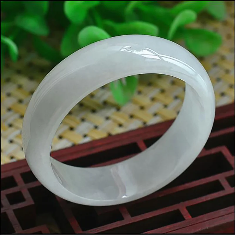 

Natural Bracelet Ice Through Myanmar Glutinous Species Translucent Fashion Jewelry B0030 56MM 00137