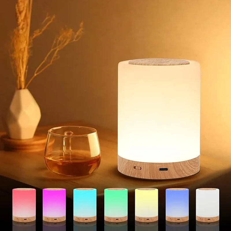 

LED Night Light, USB-C Charging, with a Timer Function, Suitable for Bedrooms and Living Rooms, Available in a Variety of Colors