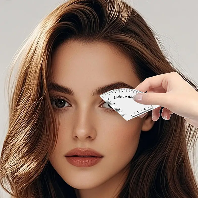 Quick Eyebrow Drawing Design Ruler Reusable Eyebrow Makeup Drawing Assist Rulers Eyebrow Shape Template Tool Cosmetic Products