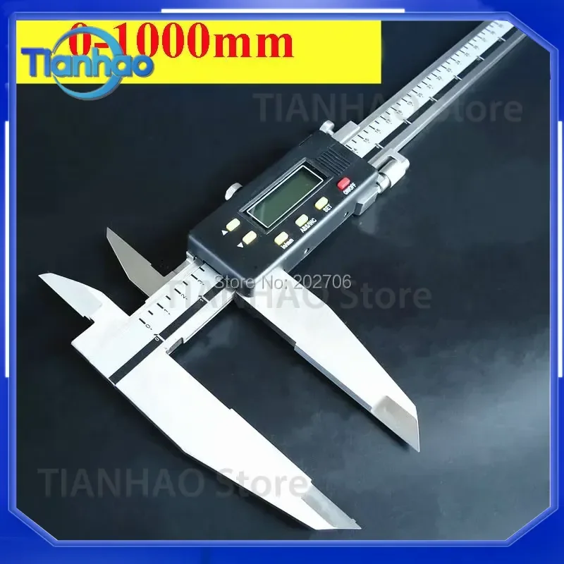 for Heavy Duty Digital Caliper 1000mm 40inch Large Jaw Vernier Calipers 0-1000mm 800mm 600mm Double Knife Edge Micrometer