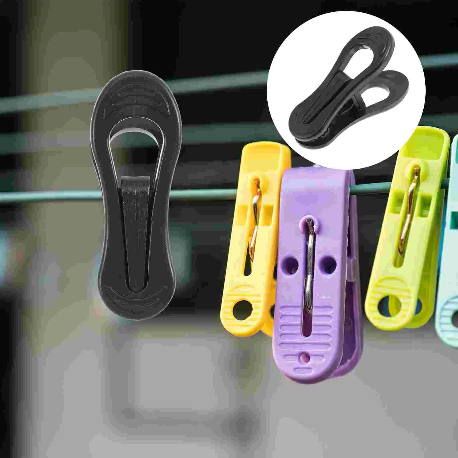 

50 Pcs Clips Plastic Clothes Holders for Pants Baby Wardrobe ganization Laundry Clothes Hanger Clips Dry Outdoor