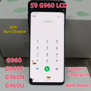 Bilashmart 5.8AMOLED Display Samsung Galaxy S9 LCD With Defect SM G960 G960F LCD Touch Screen Digitizer Assembly With Dot Lines