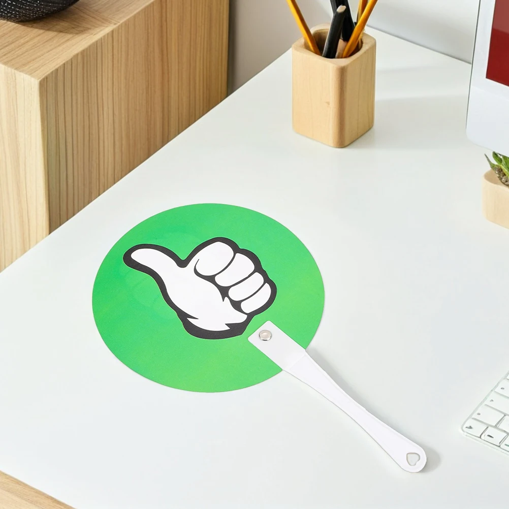 

12 Pcs Classroom Interactive Supplies Handheld Answer Paddles Voting Interaction Tools Signals