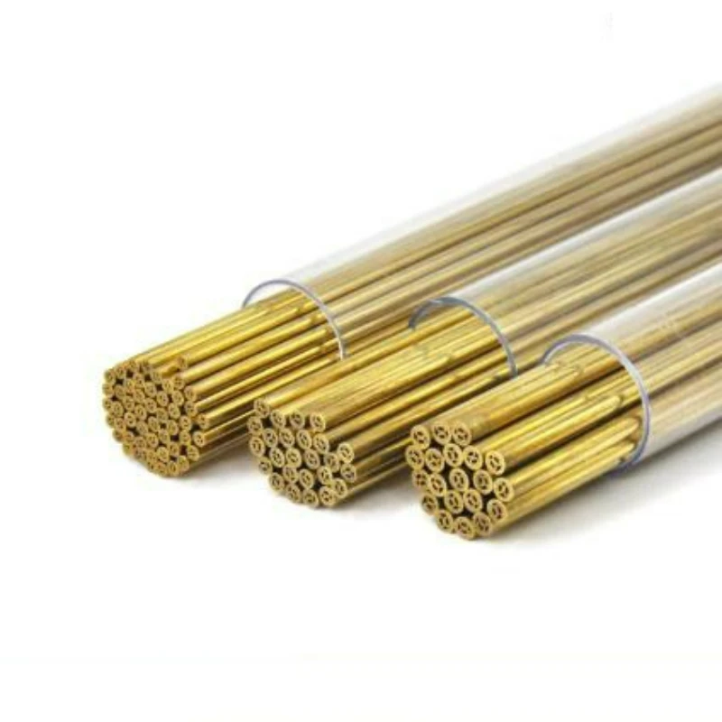 Multi Hole Brass Copper Tube 400/500mm EDM Drilling Machine Wire Cutting Accessories Slow Running Electrode Consumables Piercing