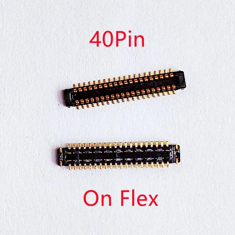 10Pcs LCD Display FPC Flex Connector For Samsung Galaxy A10S A107 A20S A207 G6200 A6S A22 5G Screen Plug On Board 40pin