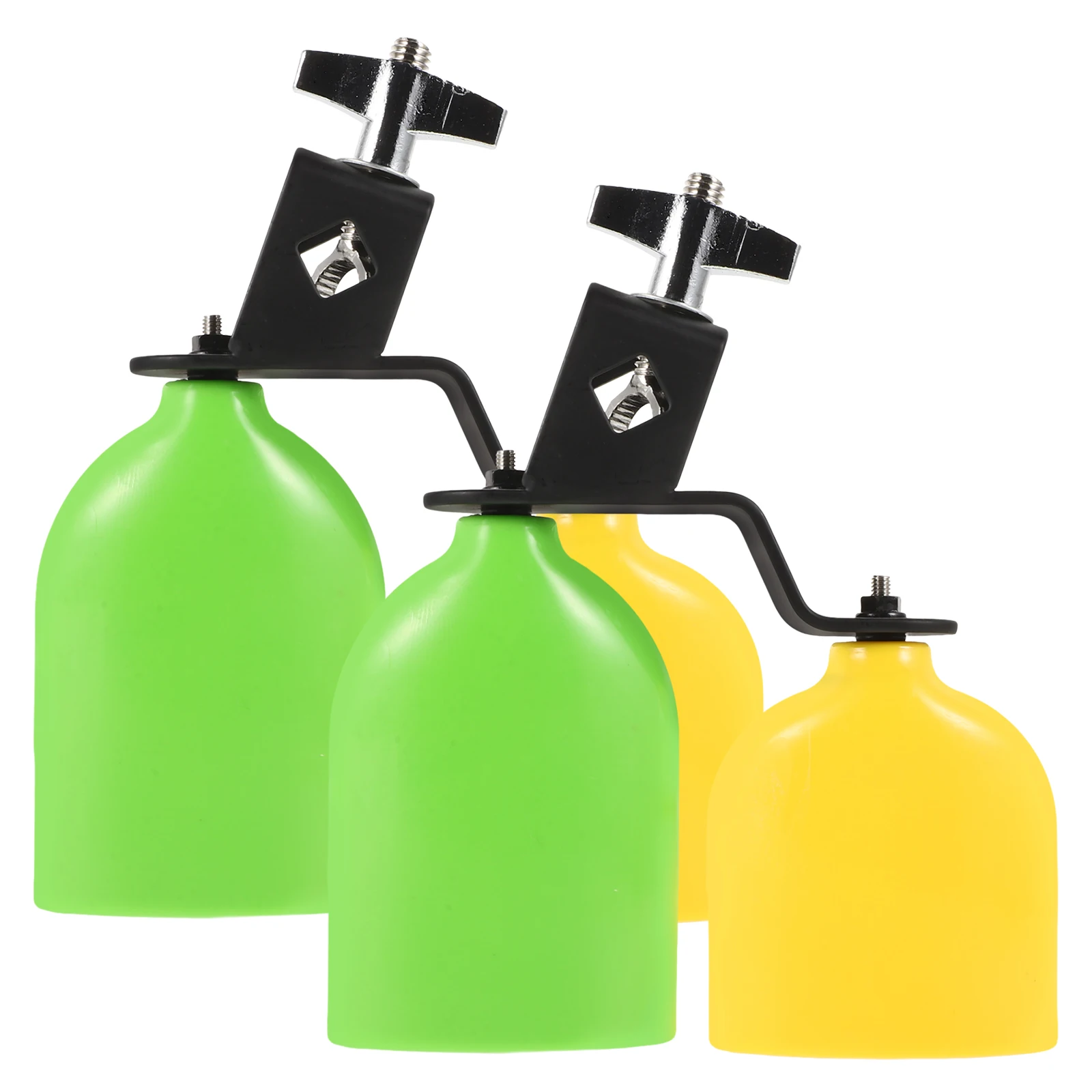 ชุดกระดิ่งพลาสติกหลากสี กระดิ่งไม้รูปปลา เสียงดนตรี เครื่องดนตรีเคาะจังหวะ สำหรับงานดนตรี งานเฉลิมฉลอง กลอง