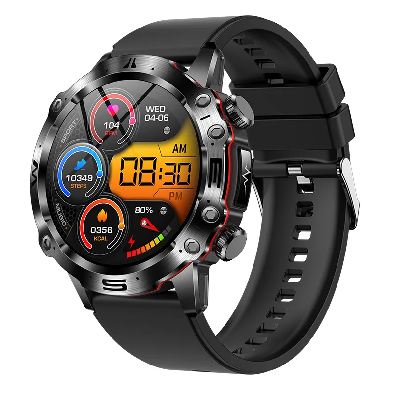 -BorderET482Smart Watch Heart Rate Calling Multi-Dial Multi-Function Sports Watch Bracelet