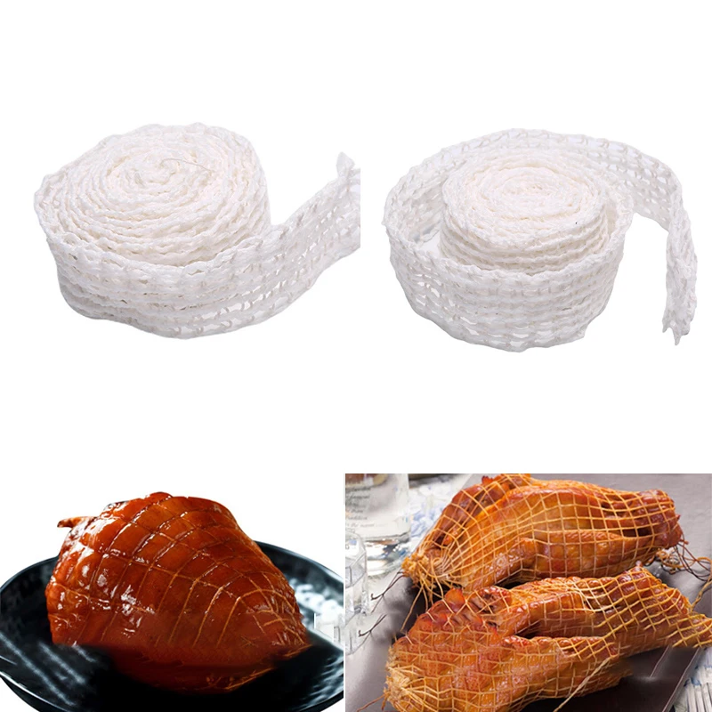 1pcs 5m Meat Netting Roll Elastic Ham Sausage Net Butcher's String Packaging Net Meat Cooking Net Cover Tool Kitchen Accessories