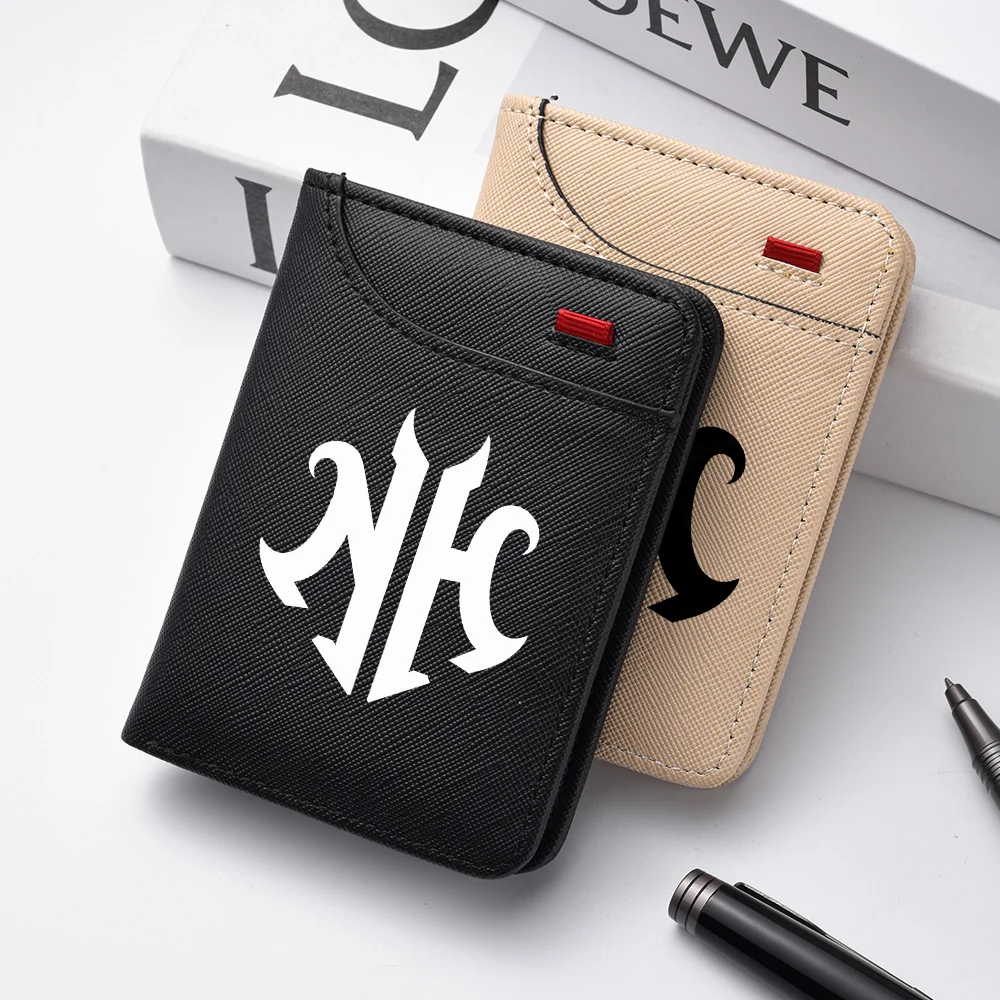 Men's Slim Wallet with Multiple Card Slots And ID Window - Compact Portable Card Holder for Men