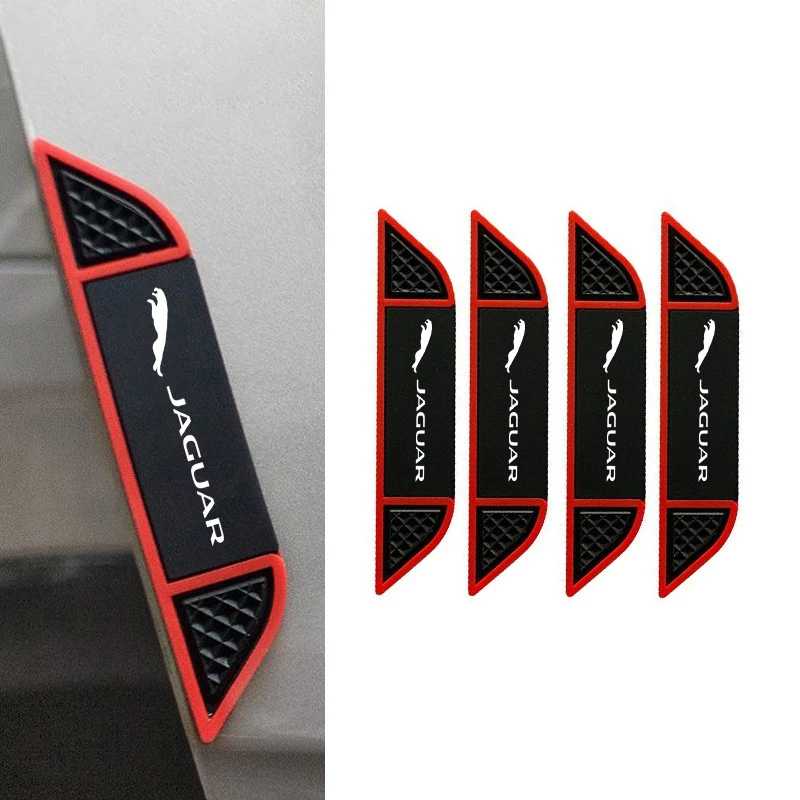 for Jaguar F-PACE XJ XE XF XJ F-TYPE E-PACE Car Door Edge Anti-collision Sticker Car Bumper Guard Corner Protection Rubber Strip