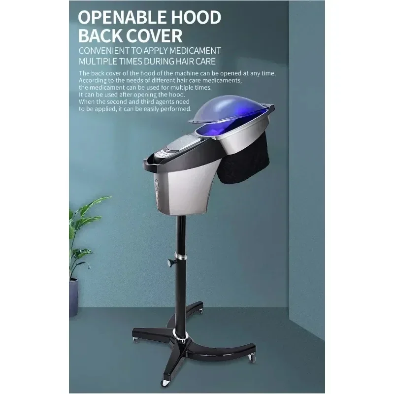 Big Micromist Professional Ultrasonic Micro Mist Ozone Hair Salon Steamer with Stand&Hair SPA Standing O3 Hair Steamer