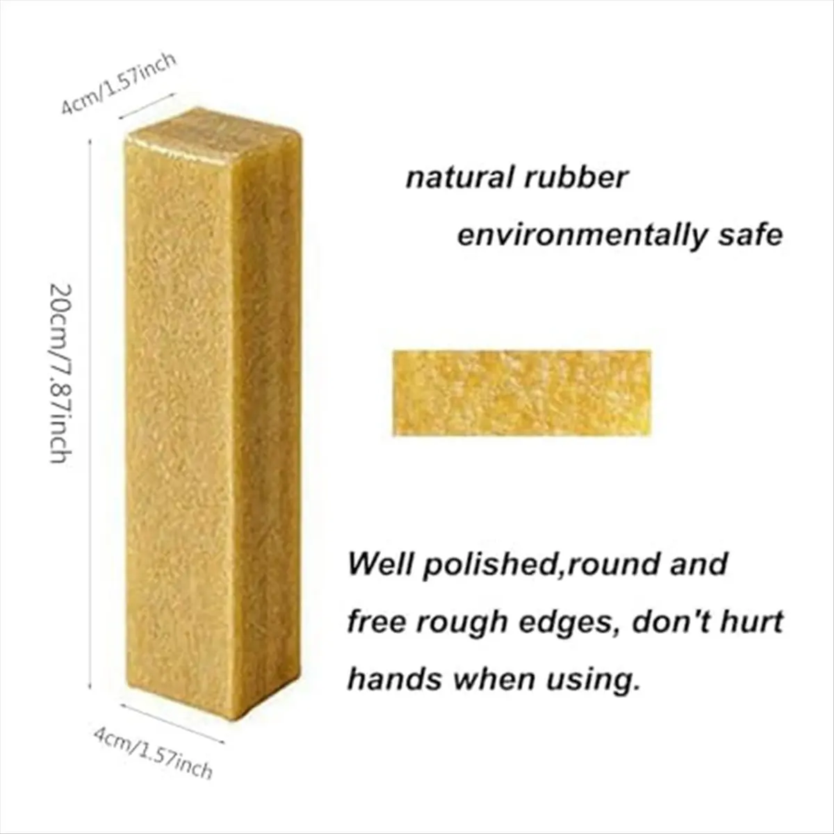 

A71Z 8-дюймовый длинный ластик из натурального каучука для шлифовальных дисков, полосок наждачной бумаги, очистителей ленты для скейтборда и деревообработки