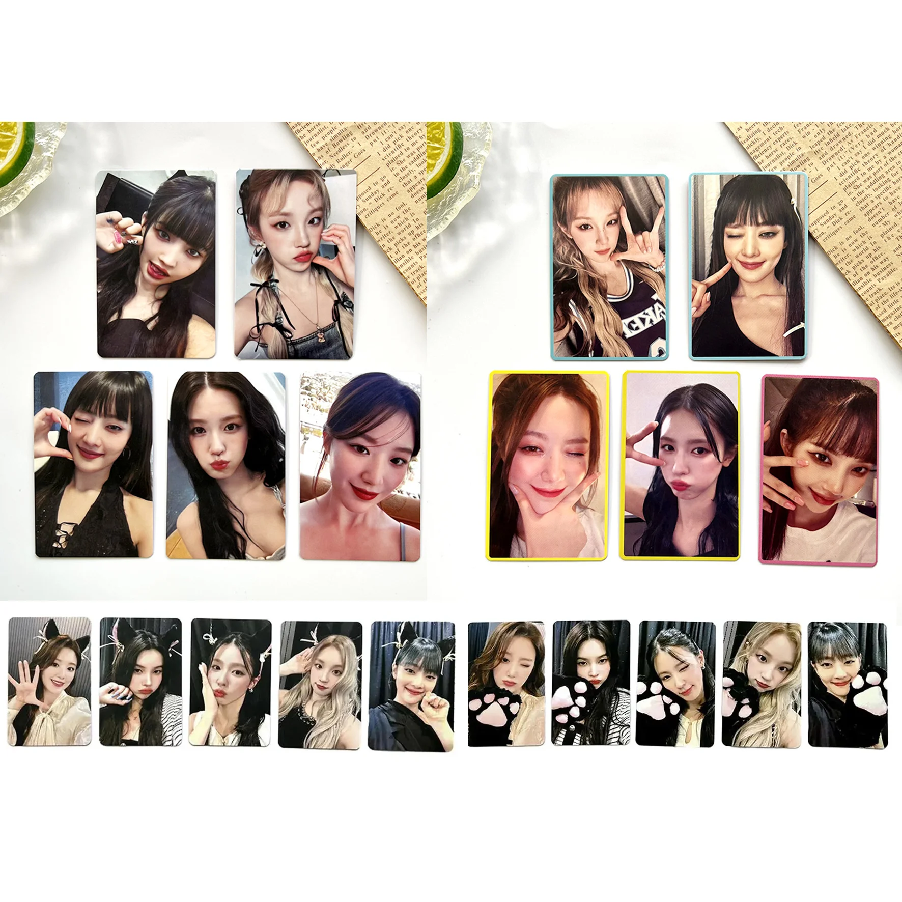 

5pcs KPOP Idols (G)I-DLE Queencard Photocards SBS Japan Concert LOMO Cards YuQi Recording Paper Cards MiYeon SoYeon Fans Gifts