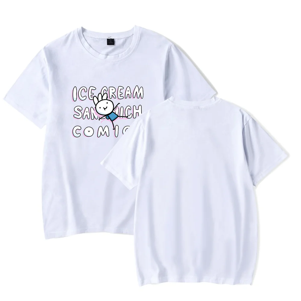 Ice Cream Sandwich Tshirt Merch Crewneck Short Sleeve Men Women Tee Tops Casual