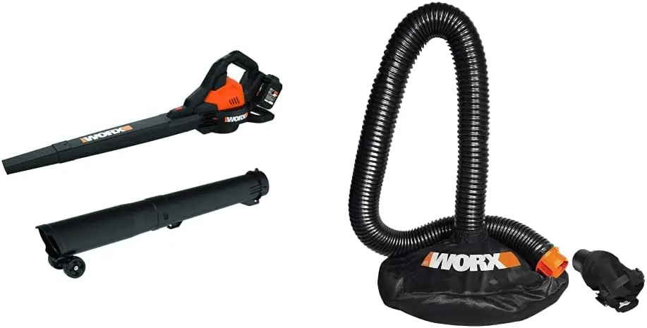 

40V Leaf Blower Cordless with Battery & Charger, 3-in-1 Blower for Lawn with Vacuum and Mulcher, Cordless Leaf Blower with Brush