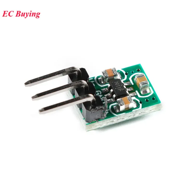 5Pcs/1pc Mini DC-DC Automatic Buck Boost Power Module 1.8V 3V 3.7V 5V to 3.3V Step Down/Up Low Noise Regulated Charge Pump