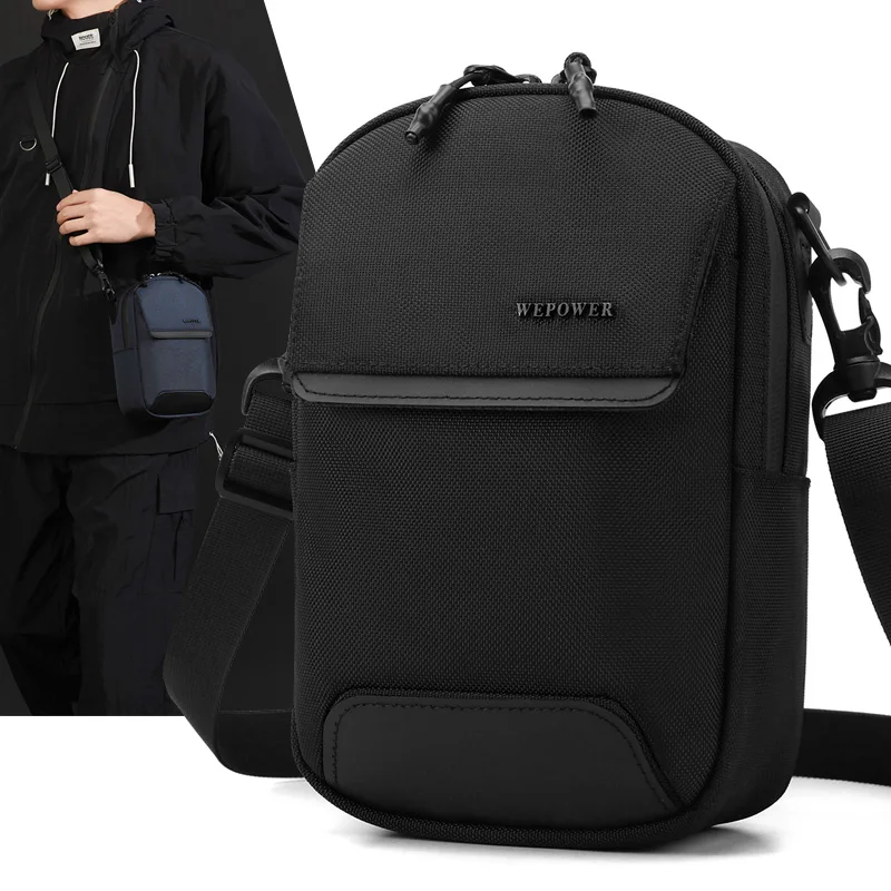 

Мужская уличная сумка через плечо для велоспорта и кемпинга, с несколькими отделениями, износостойкая, повседневная, для мелочей, с отделением для телефона