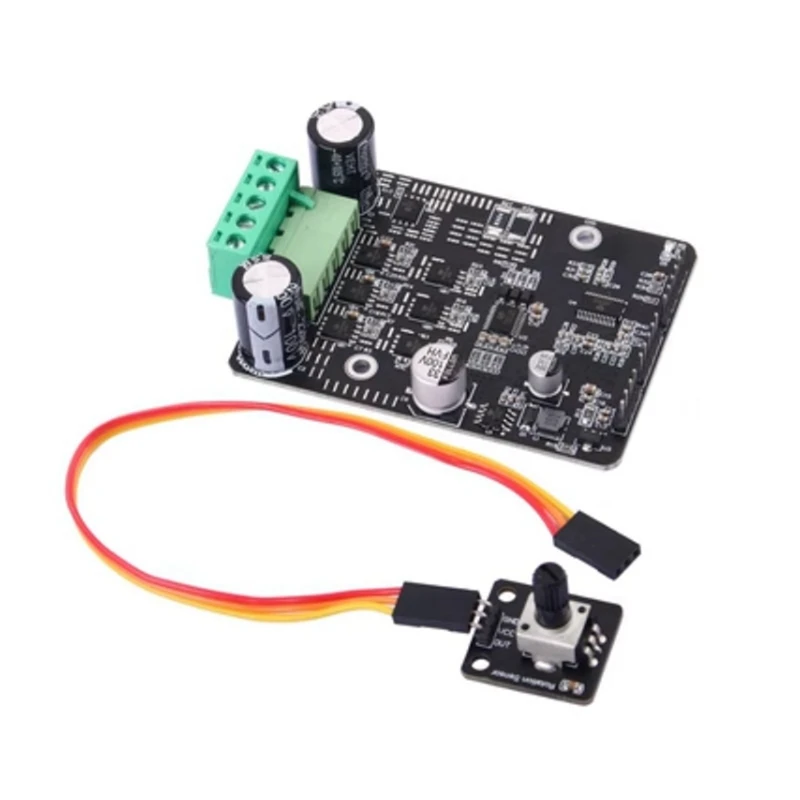 Black DC 6-80V BLDC 3-Phase Hall Motor Control Driver Board PWM High Power 1600W 20A