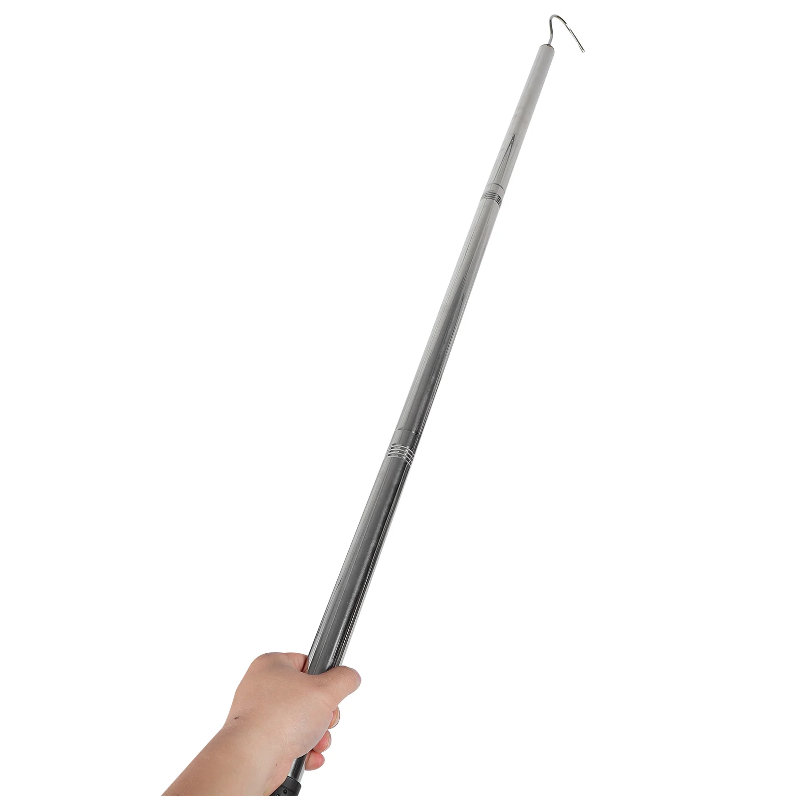 Cabides escada puxar haste gancho extensão escada telhado ganchos sótão pull-down emenda prata para sistema